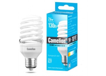 Лампа люминесцентная CF AS T2 26W-864-E27 Camelion
