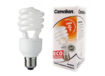 Лампа люминесцентная CF AS T2 20W-864-E27 Camelion