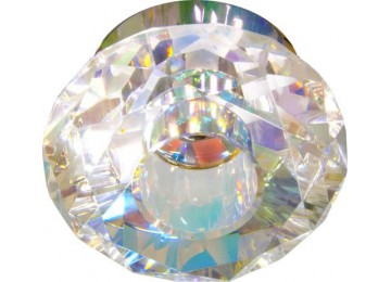 8027 DL мультиколор кристалл , со стеклом под галогенную лампу G9 (с лампой) 