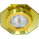 8120-2/(CD3011) желтый-золото, G5.3 MR16 декоративный со стеклом