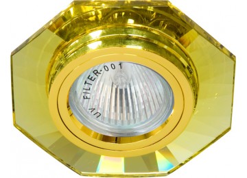 8120-2-(CD3011) желтый-золото, G5.3 MR16 декоративный со стеклом 
