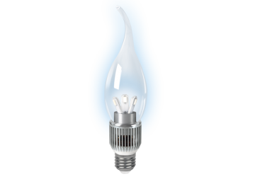 Лампа Gauss светодиодная свеча (прозрачная) на ветру 5W E27 4100K диммируемая