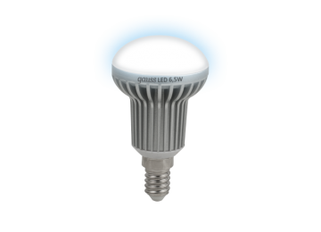 Лампа Gauss светодиодная зеркальная R50 E14 6,5W 4100K FROST 