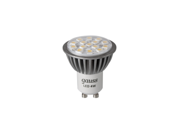 Лампа Gauss LED 4W GU10 4100K диммируемая 