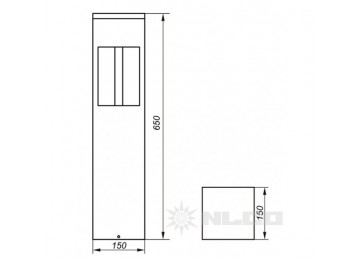 DSE8-01-NW-01(B) цвет корпуса - матовый чёрный