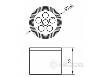 DSW6-04-NW-01(S) цвет корпуса - матовый серый