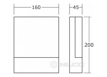 DSW6-27-NW-02(S) модель без датчика движения, цвет корпуса - серый