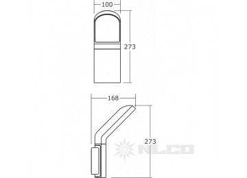 DSW9-32-NW-02(S) модель без датчика движения, цвет корпуса - серый