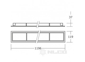 GRA27-05-NW-03 рассеиватель призматический; свет нейтральный