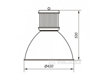 IHB100-01-NW-02 прозрачный призматический рассеватель