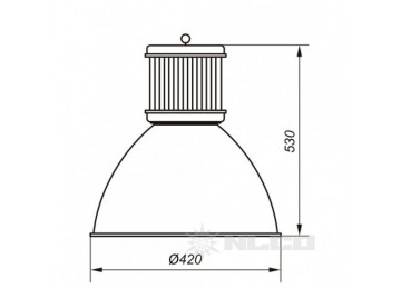 IHB150-03-W-02 прозрачный призматический рассеватель