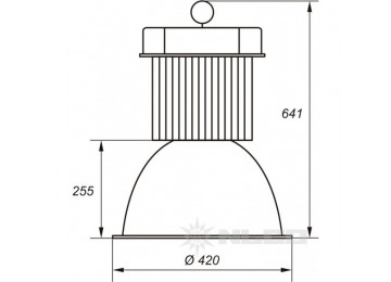 IHB250-05-NW-02 прозрачный призматический рассеиватель