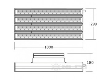 OCR130-11-W-01 прозрачный рассеиватель из каленого стекла