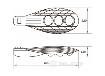 OCR200-25-C-82 Угол рассеивания 120°X90°