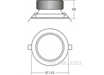 CRD14-05-W-62 свет теплый