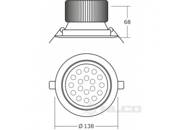 TRD14-06-W-52 угол рассеивания 15°