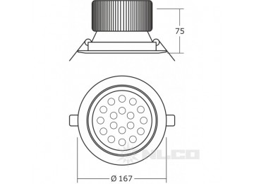 TRD17-09-NW-58 угол рассеивания 45°