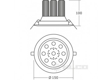 CRD20-11-W-52 угол рассеивания 15°