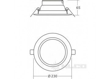 TRD25-95-NW-02 свет нейтральный