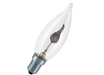 Лампа 3W-E14 мерцающая,(на-ветру)