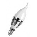 Лампа FL-LED-BA 4W 230V E14 3000К 300lm (свеча на ветру) 37x123mm 