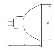 Галогеновая лампа BLV 10 Ватт GU5.3