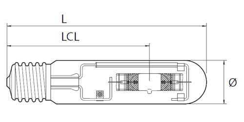 металлогалогенная лампа BLV HST-SE 1000 Ватт E40